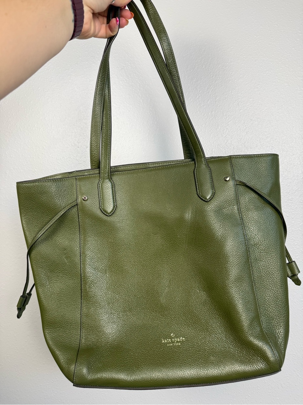 kate spade Marti Large Tote in Enchanted Gree